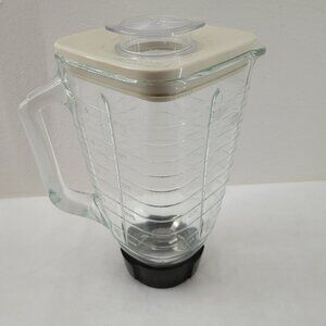Oster‎ Regency Kitchen Center Vintage Blender Jar Glass Pitcher with Lid & Blade